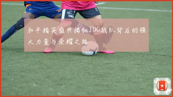 和平精英盛典揭秘JDG战队背后的强大力量与荣耀之路